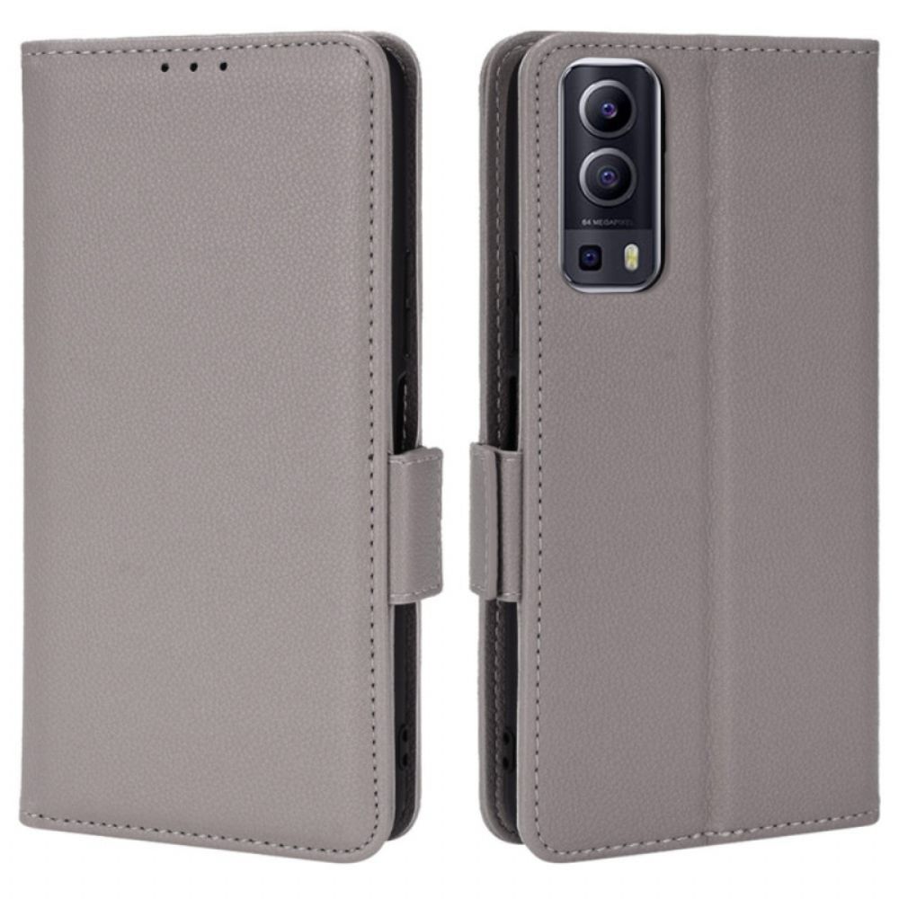 Folio-hoesje voor Vivo Y72 5G Flip Case Dubbele Nieuwe Kleuren Flap