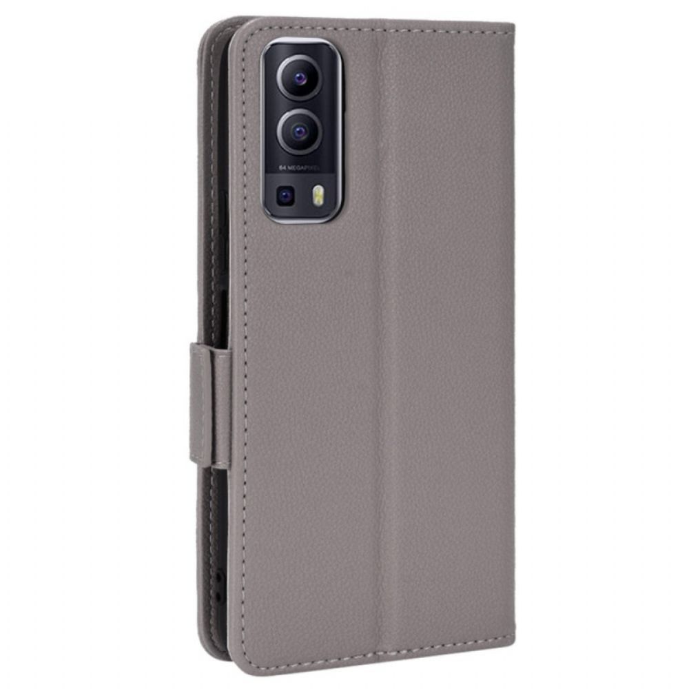 Folio-hoesje voor Vivo Y72 5G Flip Case Dubbele Nieuwe Kleuren Flap