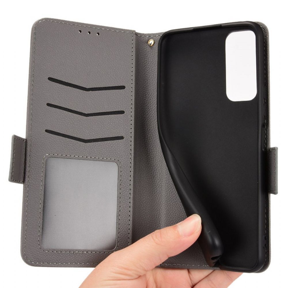 Folio-hoesje voor Vivo Y72 5G Flip Case Dubbele Nieuwe Kleuren Flap