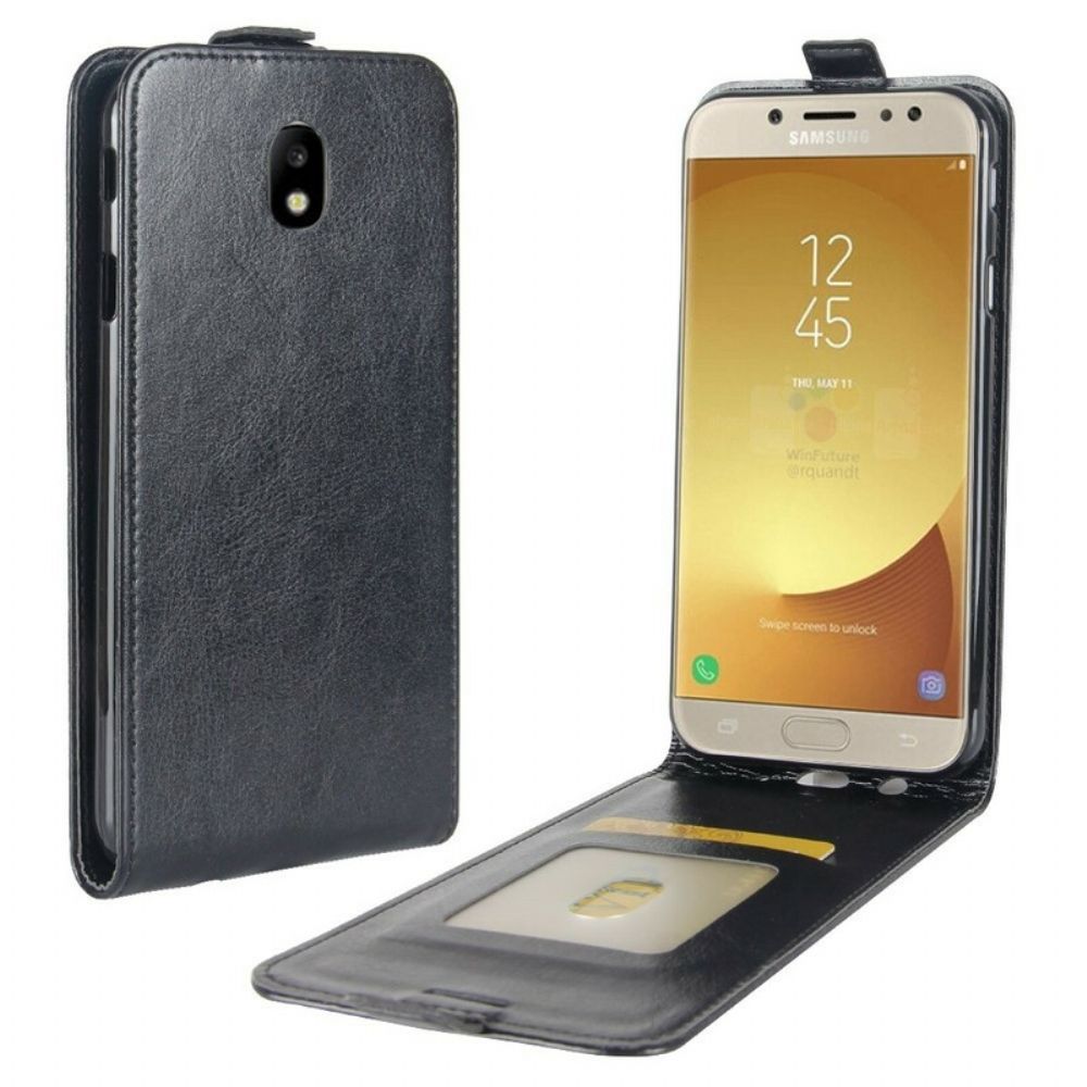 Folio-hoesje voor Samsung Galaxy J5 2017 Flip Case Opvouwbaar Leereffect