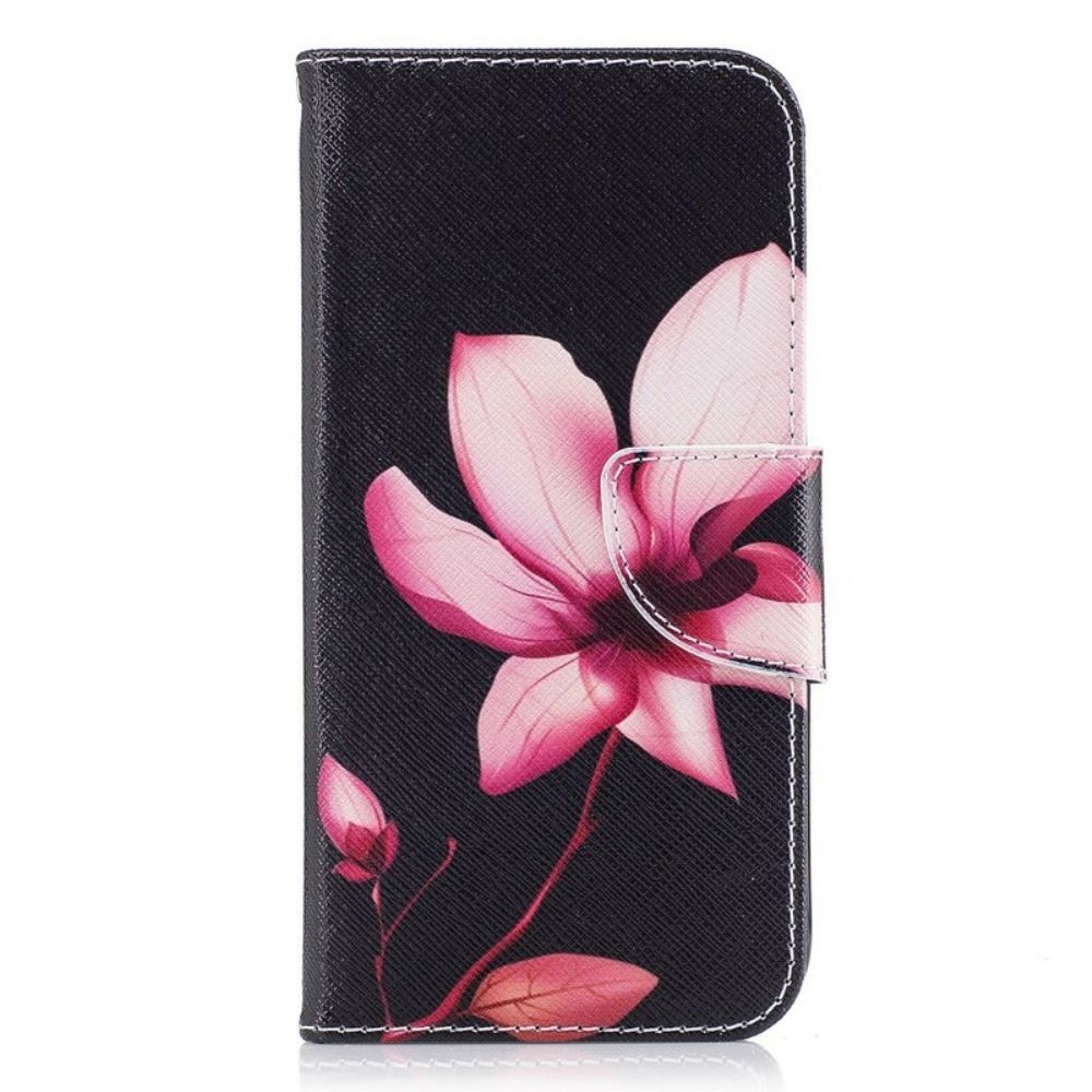 Folio-hoesje voor Samsung Galaxy J5 2017 Roze Bloem