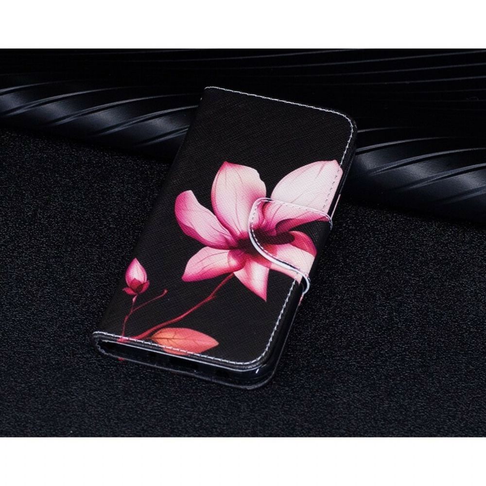 Folio-hoesje voor Samsung Galaxy J5 2017 Roze Bloem