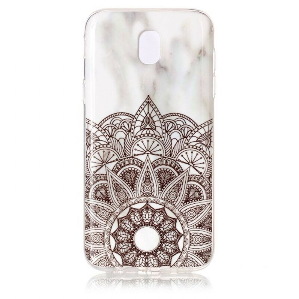 Hoesje voor Samsung Galaxy J5 2017 Marmeren Mandala