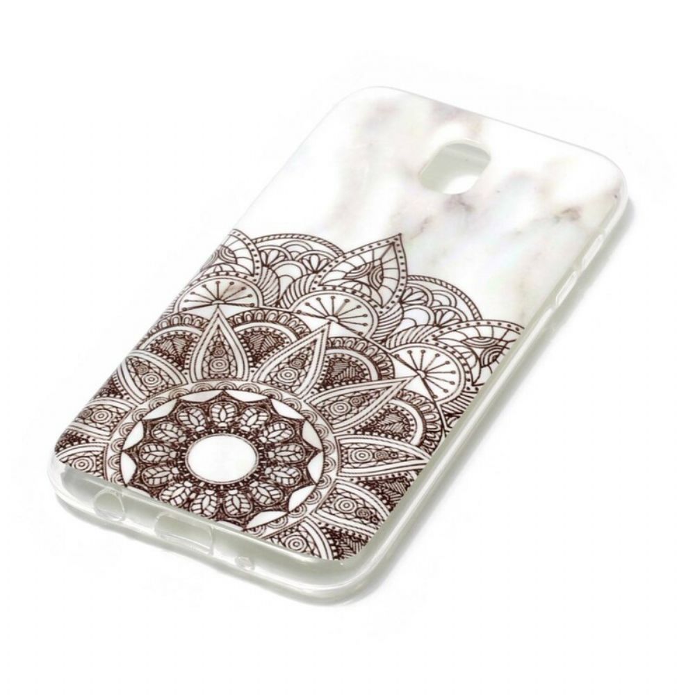 Hoesje voor Samsung Galaxy J5 2017 Marmeren Mandala