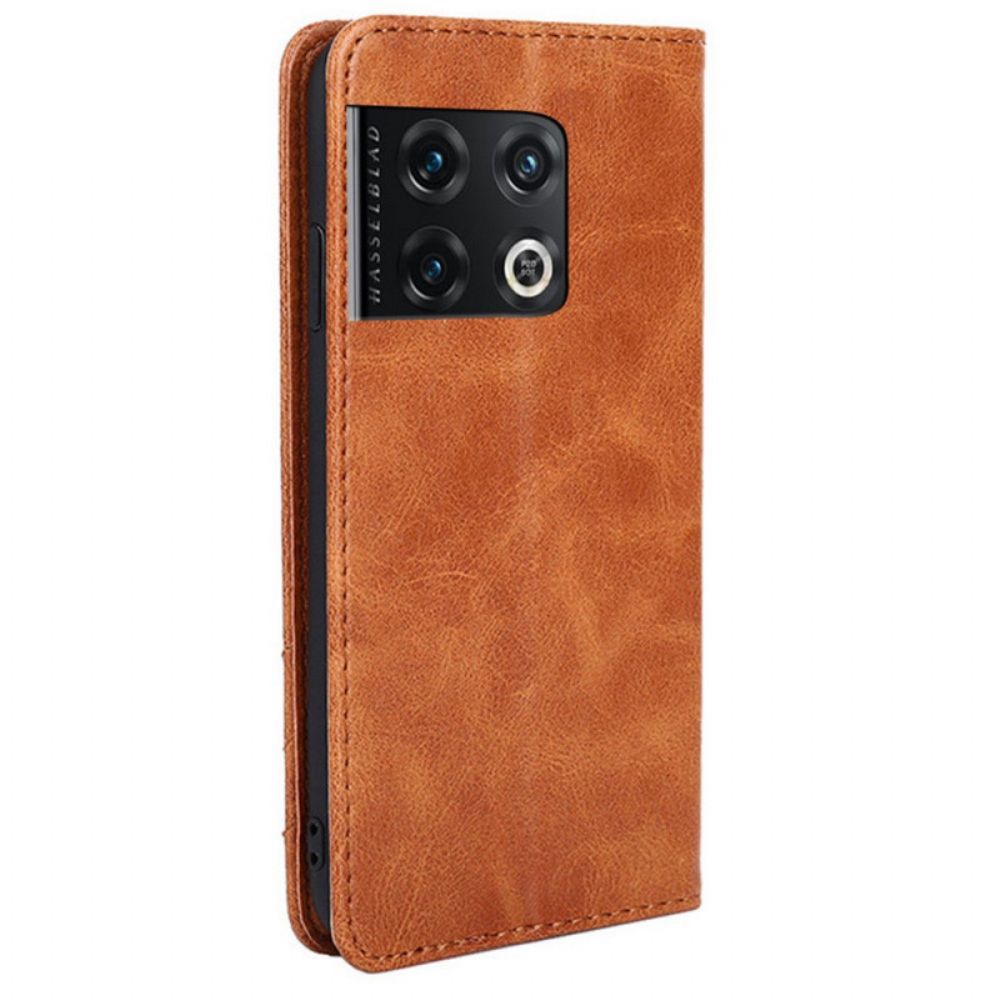 Bescherming Hoesje voor OnePlus 10 Pro 5G Folio-hoesje Decoratieve Klinknagel