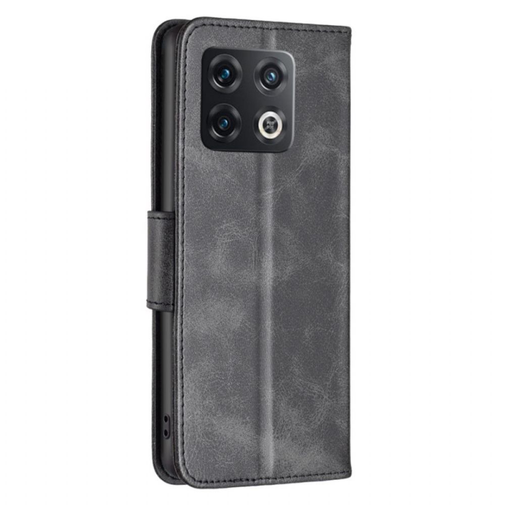 Flip Case voor OnePlus 10 Pro 5G Glad Leer