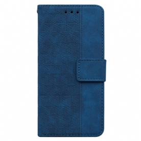 Flip Case voor OnePlus 10 Pro 5G Patroon Met Riem