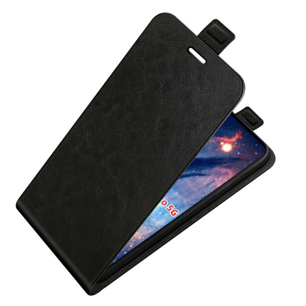 Folio-hoesje voor OnePlus 10 Pro 5G Flip Case Verticaal Leereffect Met Flap