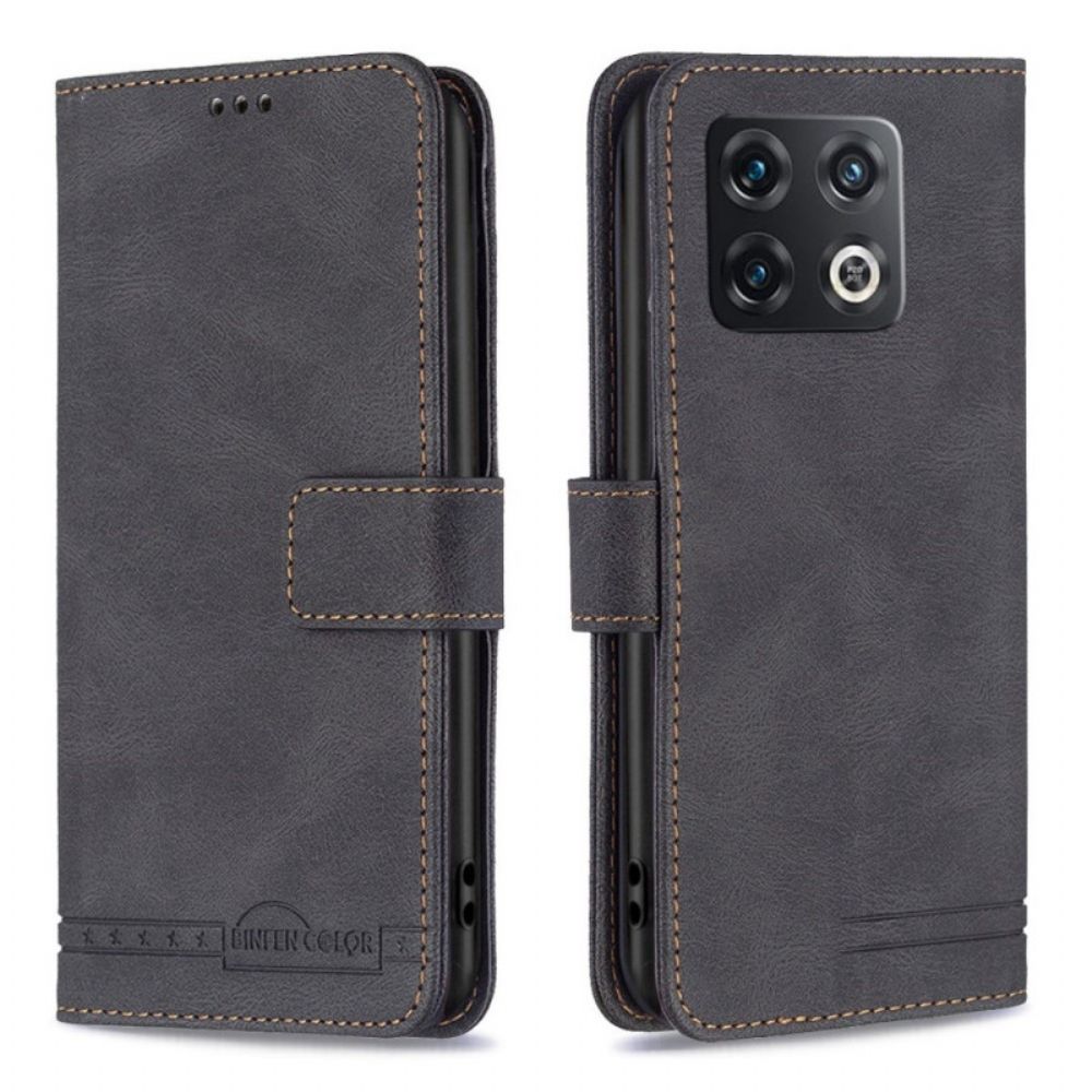 Folio-hoesje voor OnePlus 10 Pro 5G Vintage Binfen-kleur