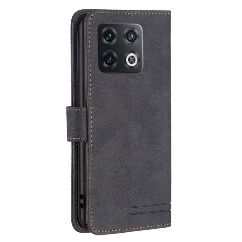 Folio-hoesje voor OnePlus 10 Pro 5G Vintage Binfen-kleur