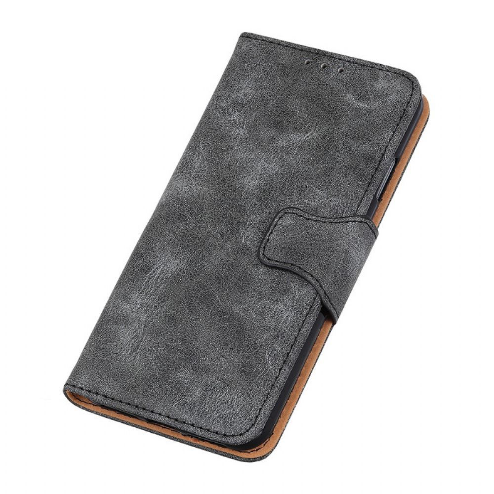 Folio-hoesje voor OnePlus 10 Pro 5G Vintage Splitleer