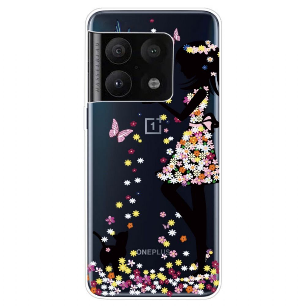 Hoesje voor OnePlus 10 Pro 5G Bloemenmeisje