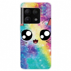 Hoesje voor OnePlus 10 Pro 5G Cartoon Kat