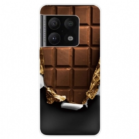 Hoesje voor OnePlus 10 Pro 5G Flexibele Chocoladereep