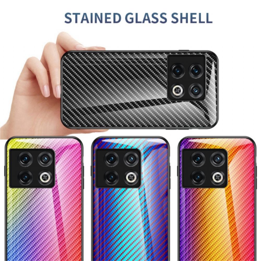 Hoesje voor OnePlus 10 Pro 5G Gehard Glas Van Koolstofvezel