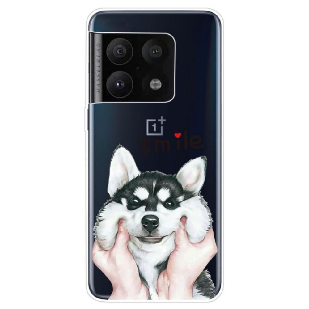 Hoesje voor OnePlus 10 Pro 5G Glimlach Hond