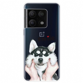 Hoesje voor OnePlus 10 Pro 5G Glimlach Hond