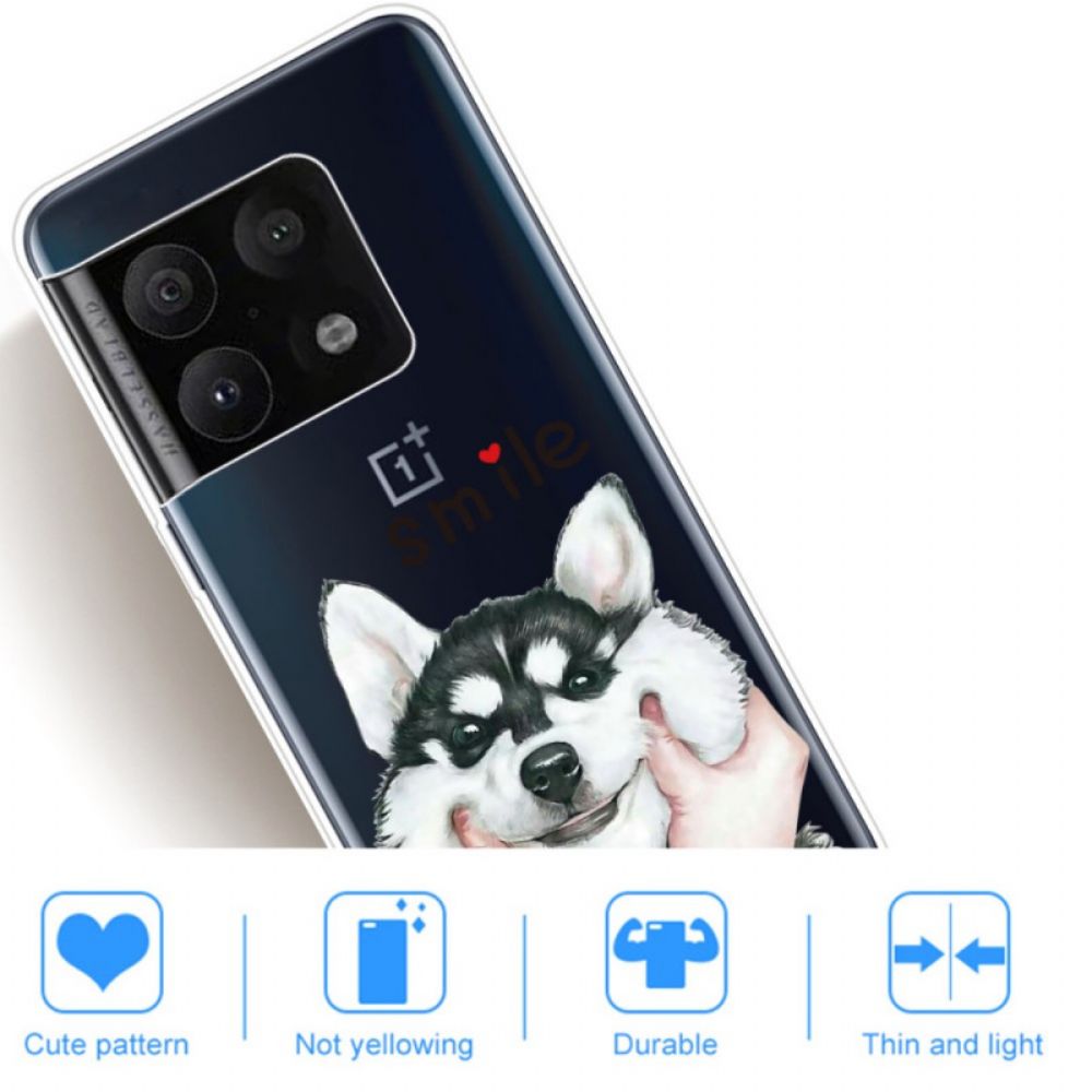 Hoesje voor OnePlus 10 Pro 5G Glimlach Hond