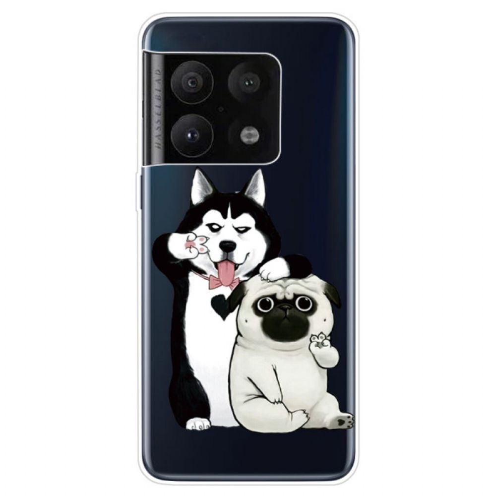 Hoesje voor OnePlus 10 Pro 5G Grappige Honden