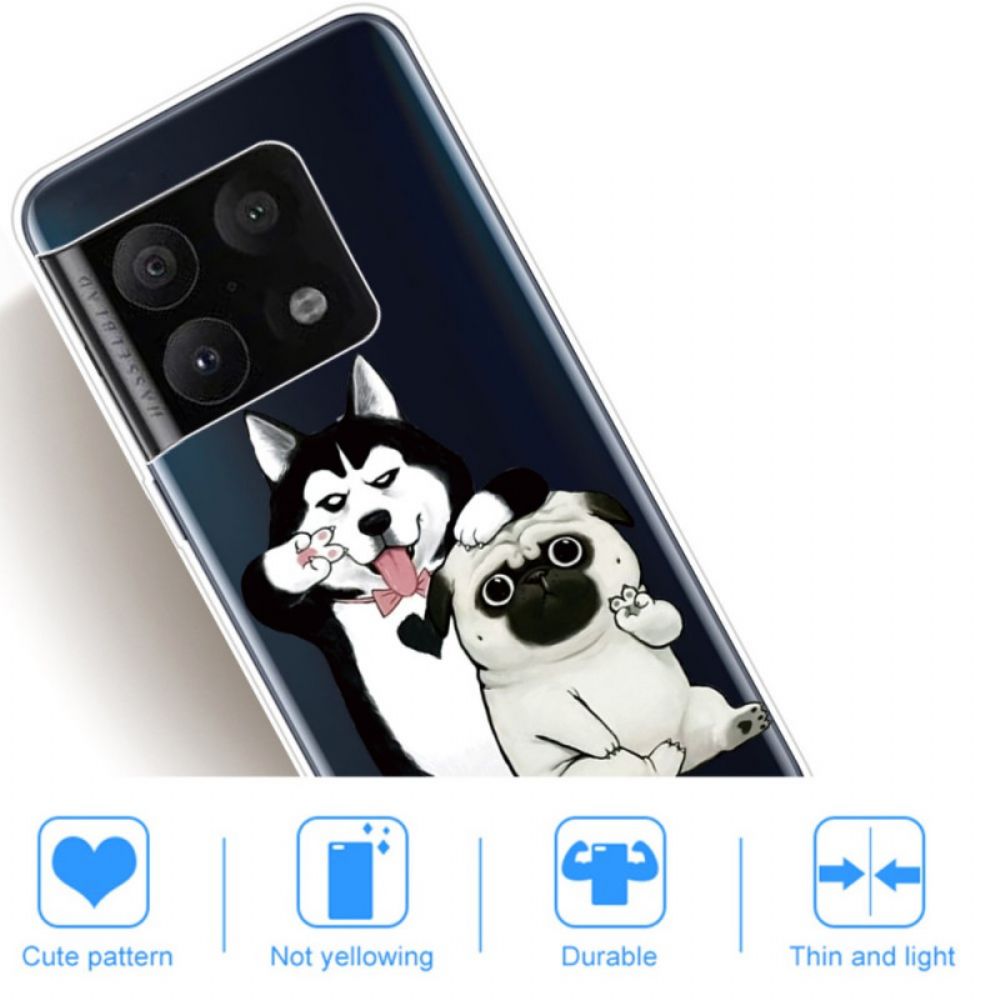 Hoesje voor OnePlus 10 Pro 5G Grappige Honden