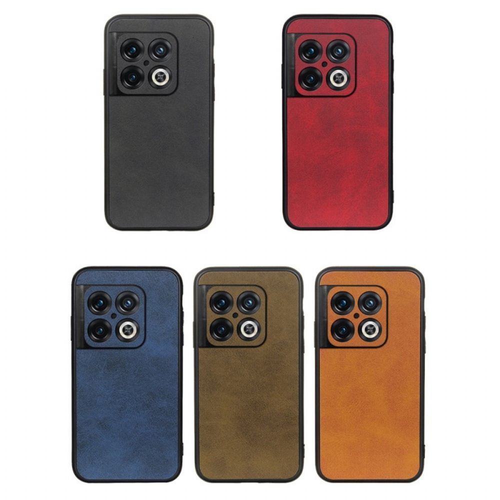 Hoesje voor OnePlus 10 Pro 5G Leerstijl