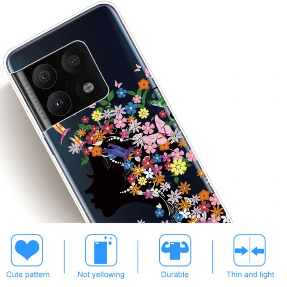 Hoesje voor OnePlus 10 Pro 5G Mooi Bloemhoofd