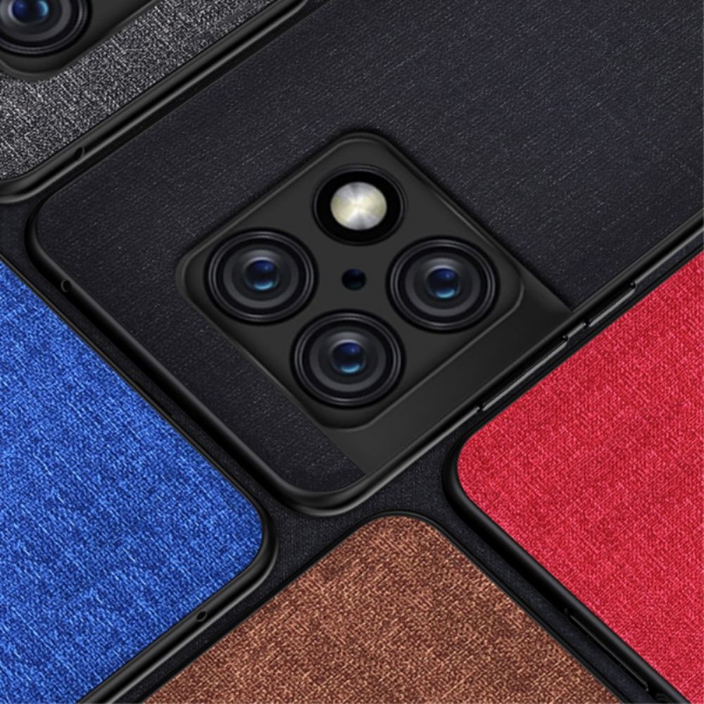 Hoesje voor OnePlus 10 Pro 5G Textuurdoek