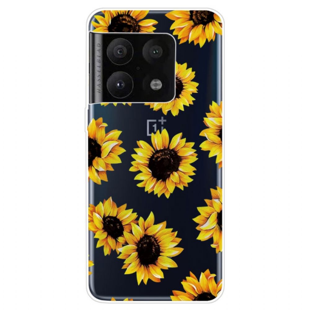 Hoesje voor OnePlus 10 Pro 5G Zonnebloemen