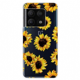 Hoesje voor OnePlus 10 Pro 5G Zonnebloemen