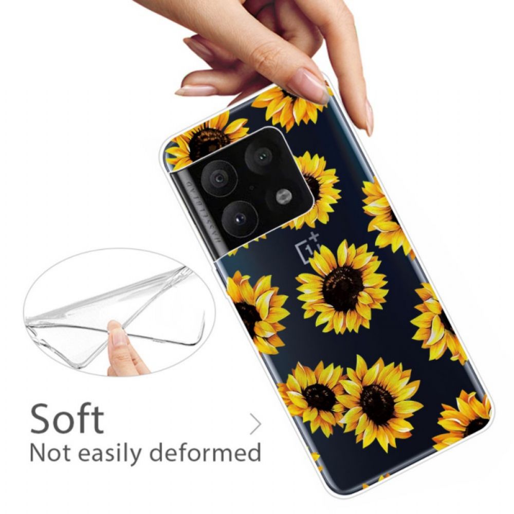 Hoesje voor OnePlus 10 Pro 5G Zonnebloemen