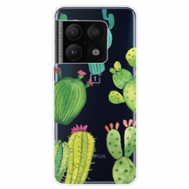 Telefoonhoesje voor OnePlus 10 Pro 5G Cactus Aquarel