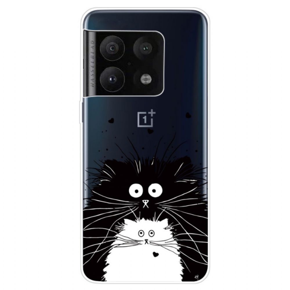 Telefoonhoesje voor OnePlus 10 Pro 5G Verrast Katten