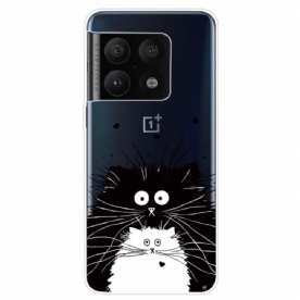 Telefoonhoesje voor OnePlus 10 Pro 5G Verrast Katten