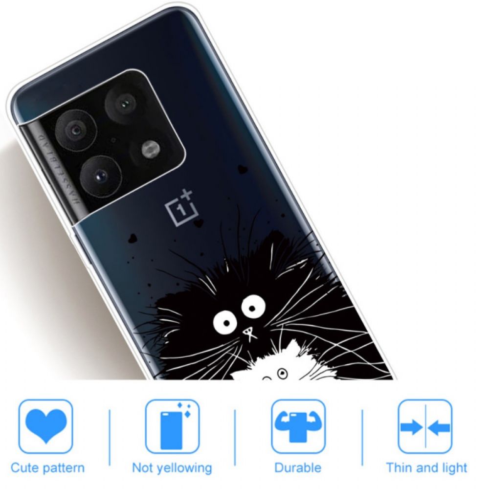 Telefoonhoesje voor OnePlus 10 Pro 5G Verrast Katten