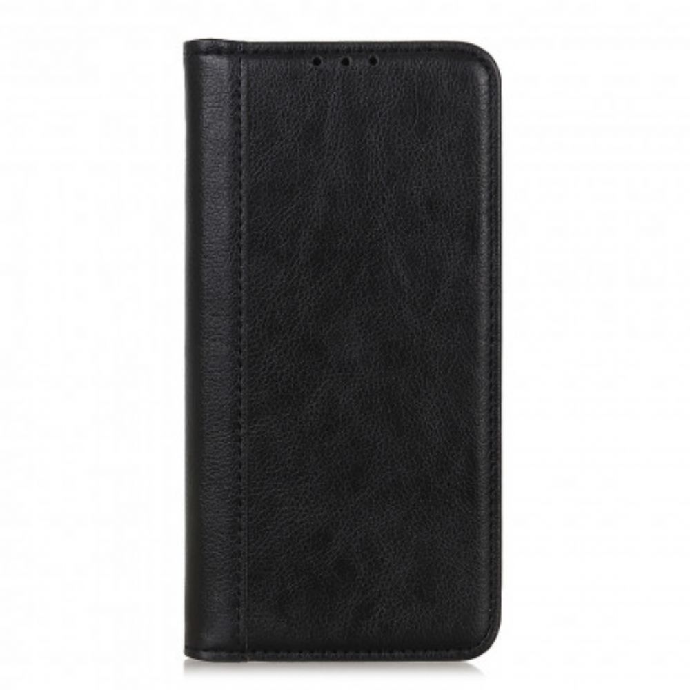 Bescherming Hoesje voor Xiaomi Mi 11i 5G / Poco F3 Folio-hoesje Elegance Split Litchi Leer