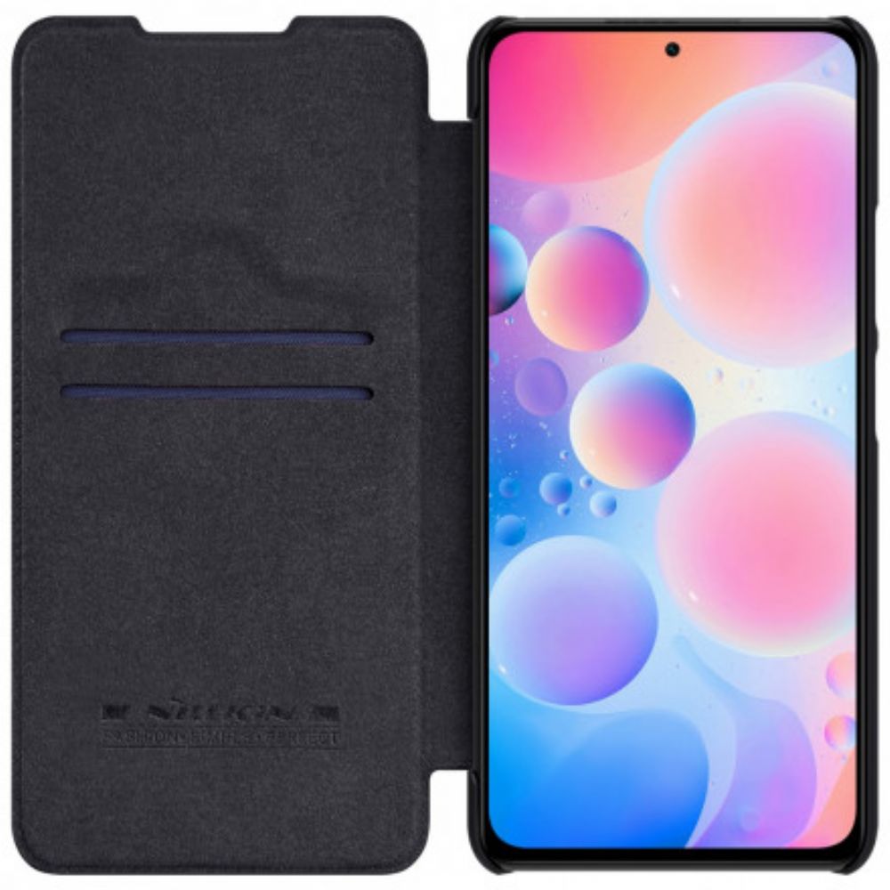 Bescherming Hoesje voor Xiaomi Mi 11i 5G / Poco F3 Folio-hoesje Nillkin Qin-serie