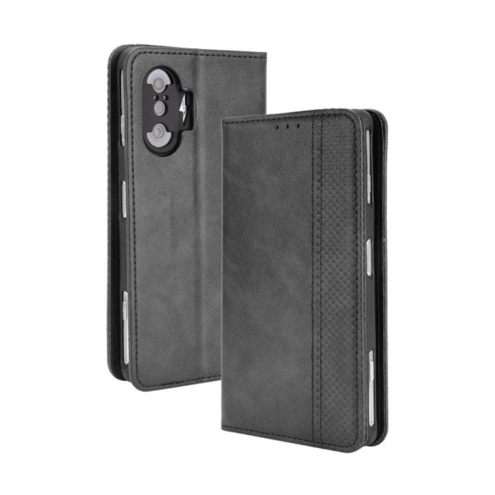 Bescherming Hoesje voor Xiaomi Mi 11i 5G / Poco F3 Folio-hoesje Vintage Gestileerd Leereffect