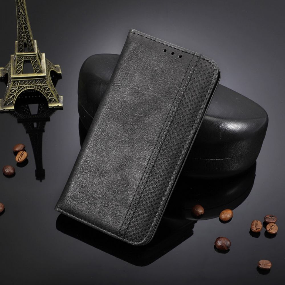 Bescherming Hoesje voor Xiaomi Mi 11i 5G / Poco F3 Folio-hoesje Vintage Gestileerd Leereffect