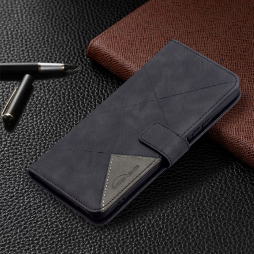 Flip Case voor Xiaomi Mi 11i 5G / Poco F3 Driehoek Binfen Kleur