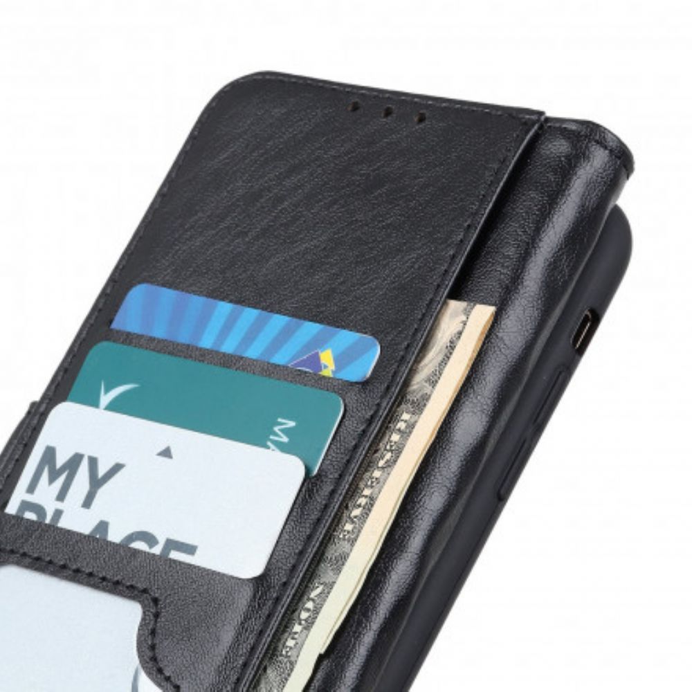 Flip Case voor Xiaomi Mi 11i 5G / Poco F3 Getextureerd Kunstleer