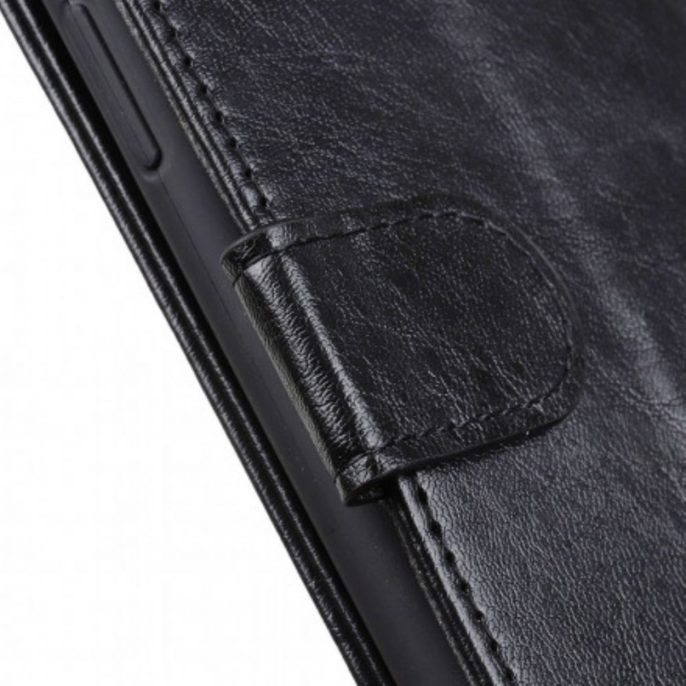 Flip Case voor Xiaomi Mi 11i 5G / Poco F3 Getextureerd Kunstleer