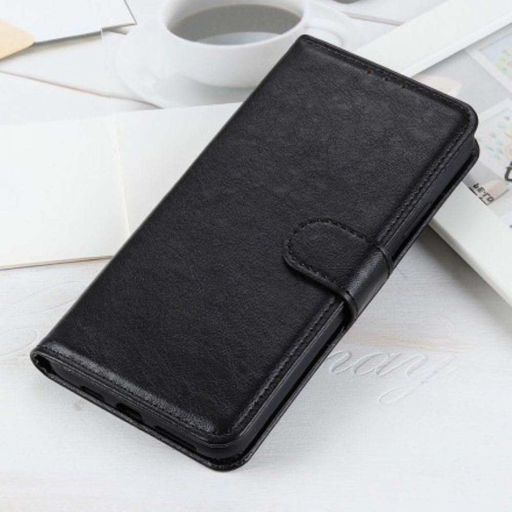 Flip Case voor Xiaomi Mi 11i 5G / Poco F3 Getextureerd Kunstleer