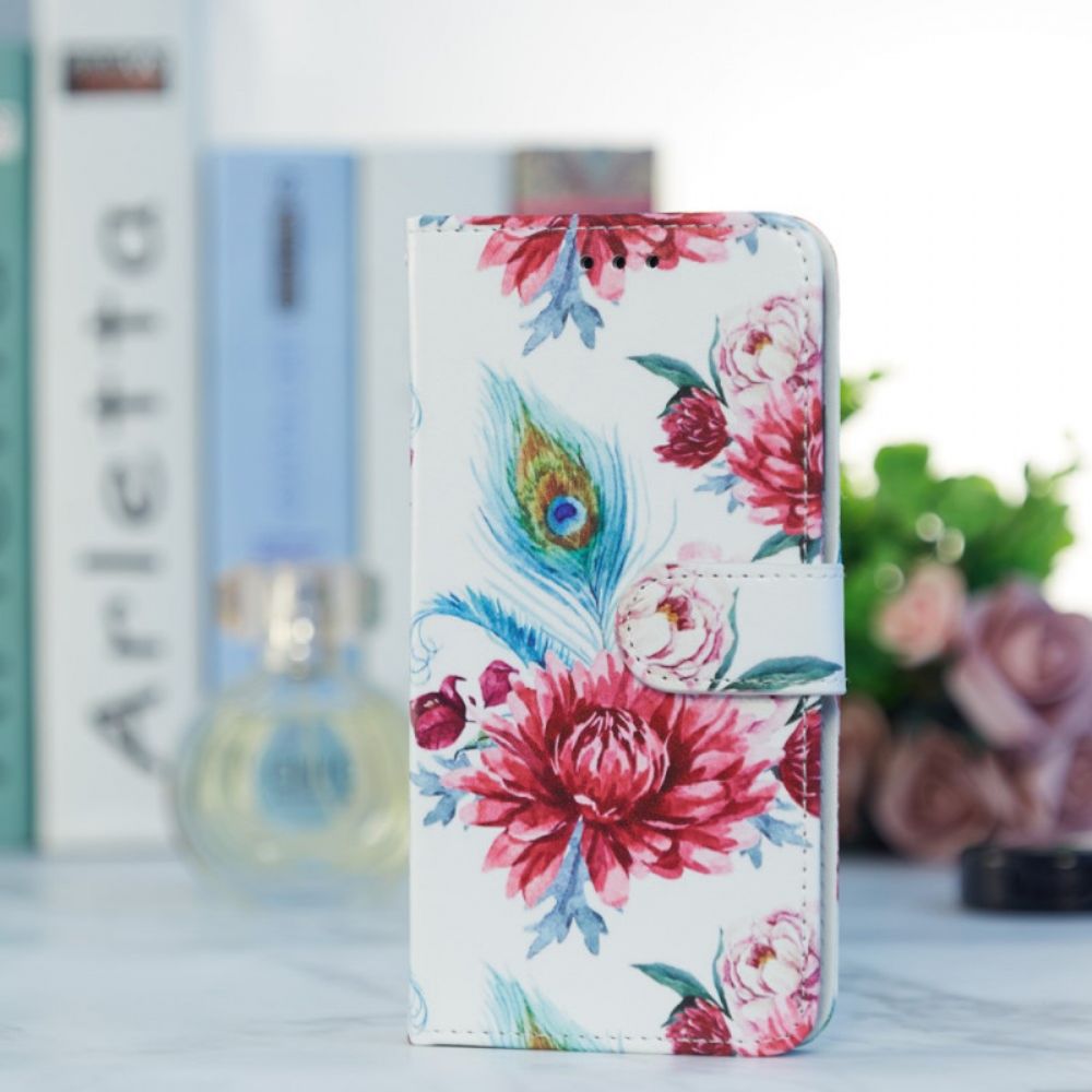 Folio-hoesje voor Xiaomi Mi 11i 5G / Poco F3 Intense Bloemen