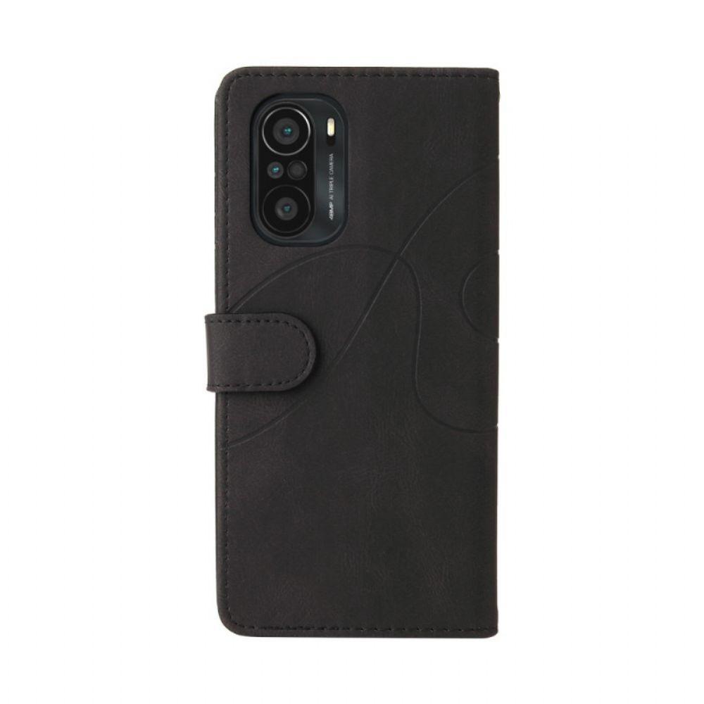 Folio-hoesje voor Xiaomi Mi 11i 5G / Poco F3 Tweekleurig