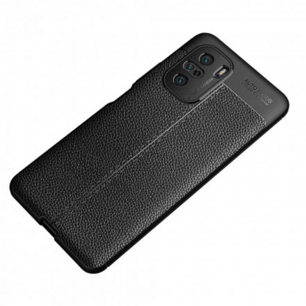 Hoesje voor Xiaomi Mi 11i 5G / Poco F3 Dubbele Lijn Litchi Leereffect