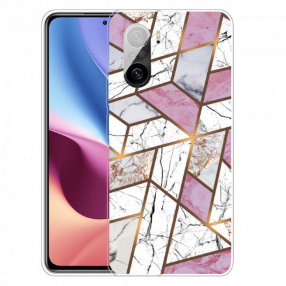 Hoesje voor Xiaomi Mi 11i 5G / Poco F3 Geometrisch Marmer