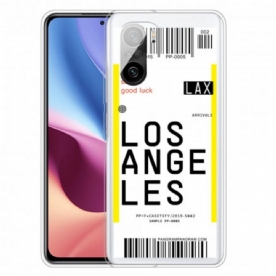 Hoesje voor Xiaomi Mi 11i 5G / Poco F3 Instapkaart Naar Los Angeles