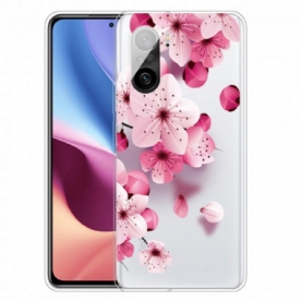 Hoesje voor Xiaomi Mi 11i 5G / Poco F3 Kleine Roze Bloemen