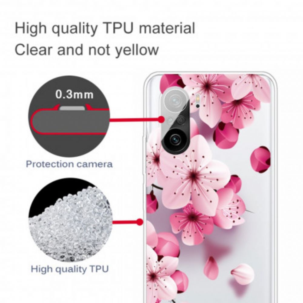 Hoesje voor Xiaomi Mi 11i 5G / Poco F3 Kleine Roze Bloemen