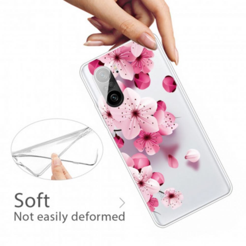 Hoesje voor Xiaomi Mi 11i 5G / Poco F3 Kleine Roze Bloemen